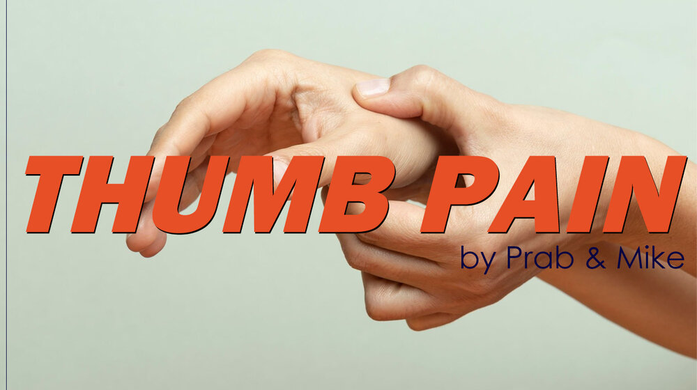 What Causes Pain In The Thumb ProPhysio 